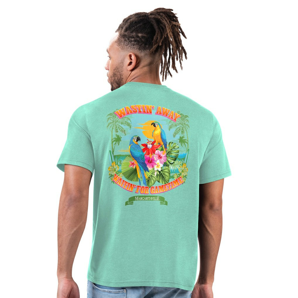 Green Bay Packers Margaritaville Wastin' Away T-Shirt - Mint online