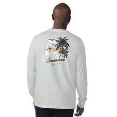 Las Vegas Raiders Margaritaville It's Five O'Clock Somewhere Long Sleeve T-Shirt - Gray for sale