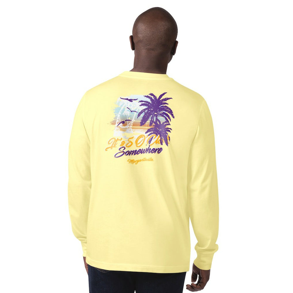 Minnesota Vikings Margaritaville It's Five O'Clock Somewhere Long Sleeve T-Shirt - Yellow on sale