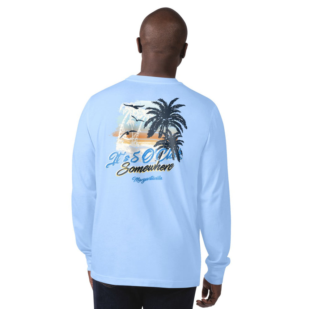 Tennessee Titans Margaritaville It's Five O'Clock Somewhere Long Sleeve T-Shirt - Light Blue on sale