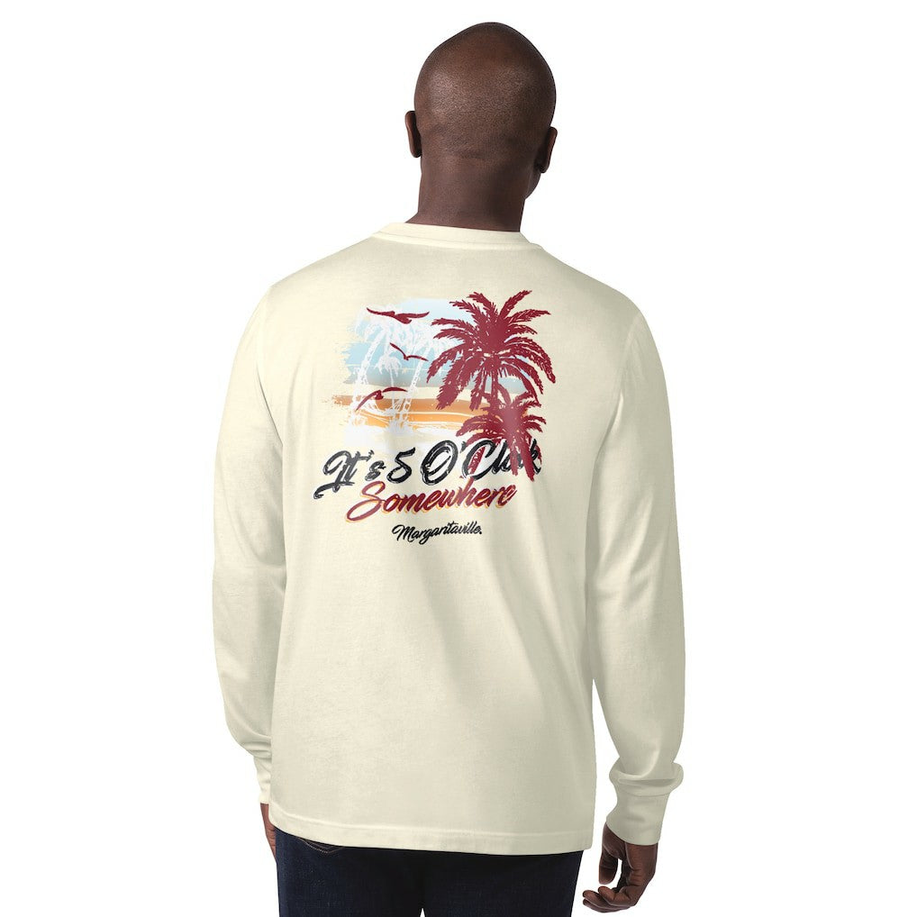 Arizona Cardinals Margaritaville It's Five O'Clock Somewhere Long Sleeve T-Shirt - Cream online
