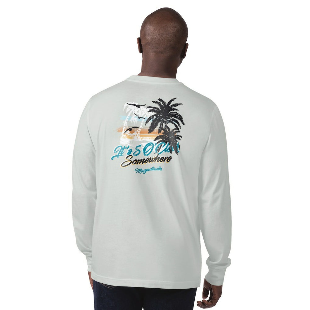Jacksonville Jaguars Margaritaville It's Five O'Clock Somewhere Long Sleeve T-Shirt - Gray outlet