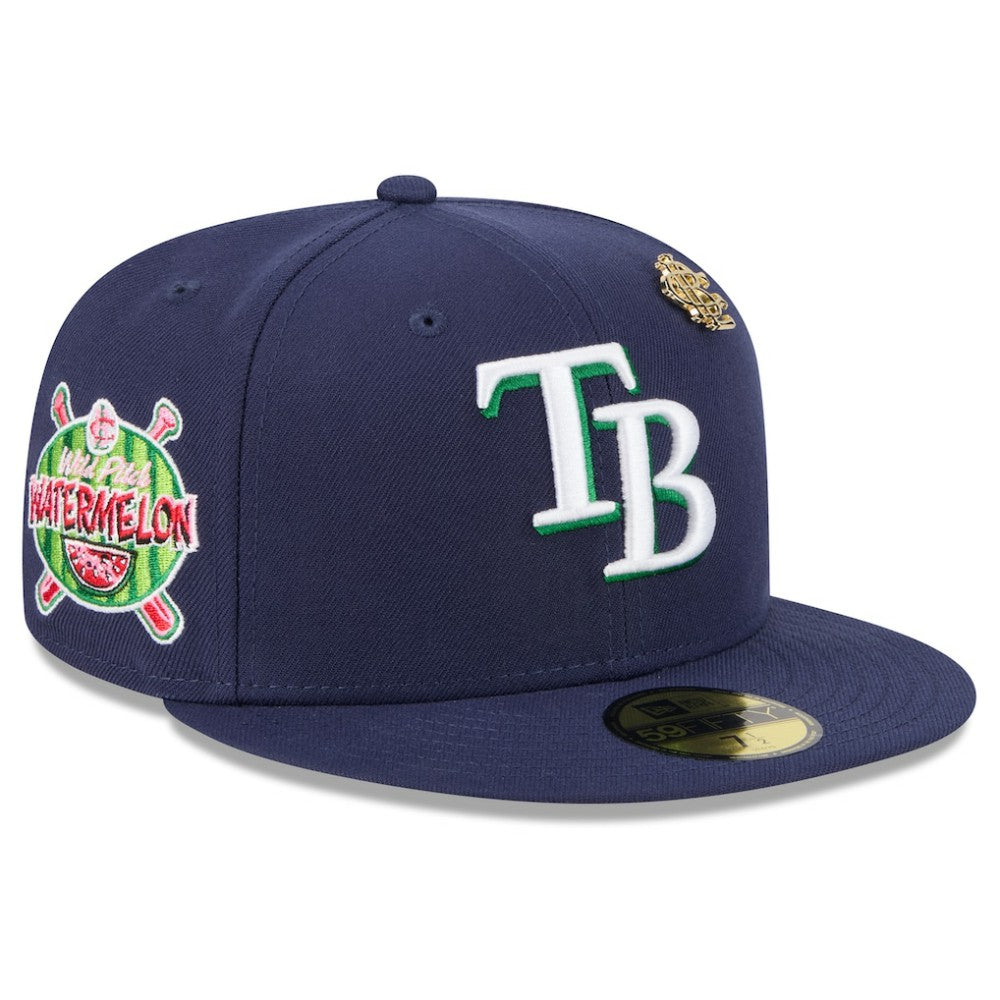 Tampa Bay Rays 2025 Big League Chew 59FIFTY Fitted Hat - Navy | New Era