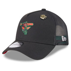 Baltimore Orioles 2025 Big League Chew A-Frame 9FORTY Adjustable Trucker Hat - Black | New Era