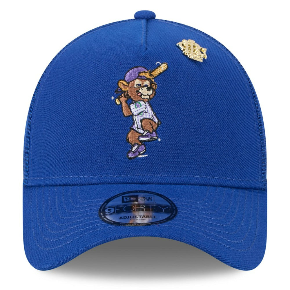 Chicago Cubs 2025 Big League Chew A-Frame 9FORTY Adjustable Trucker Hat - Royal | New Era