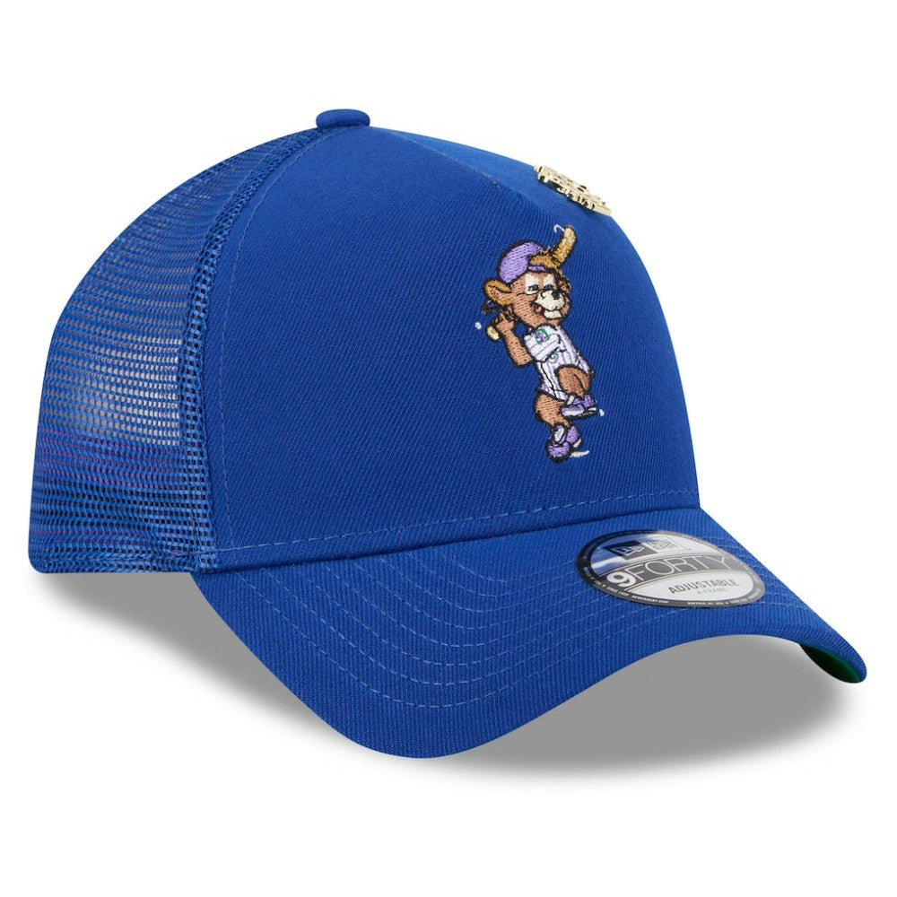 Chicago Cubs 2025 Big League Chew A-Frame 9FORTY Adjustable Trucker Hat - Royal | New Era
