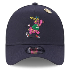 Cleveland Guardians 2025 Big League Chew A-Frame 9FORTY Adjustable Trucker Hat - Navy | New Era