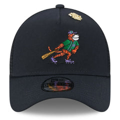 Detroit Tigers 2025 Big League Chew A-Frame 9FORTY Adjustable Trucker Hat - Navy | New Era