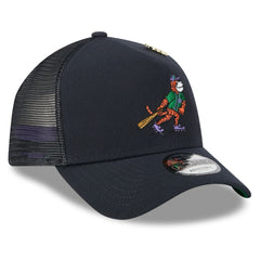 Detroit Tigers 2025 Big League Chew A-Frame 9FORTY Adjustable Trucker Hat - Navy | New Era
