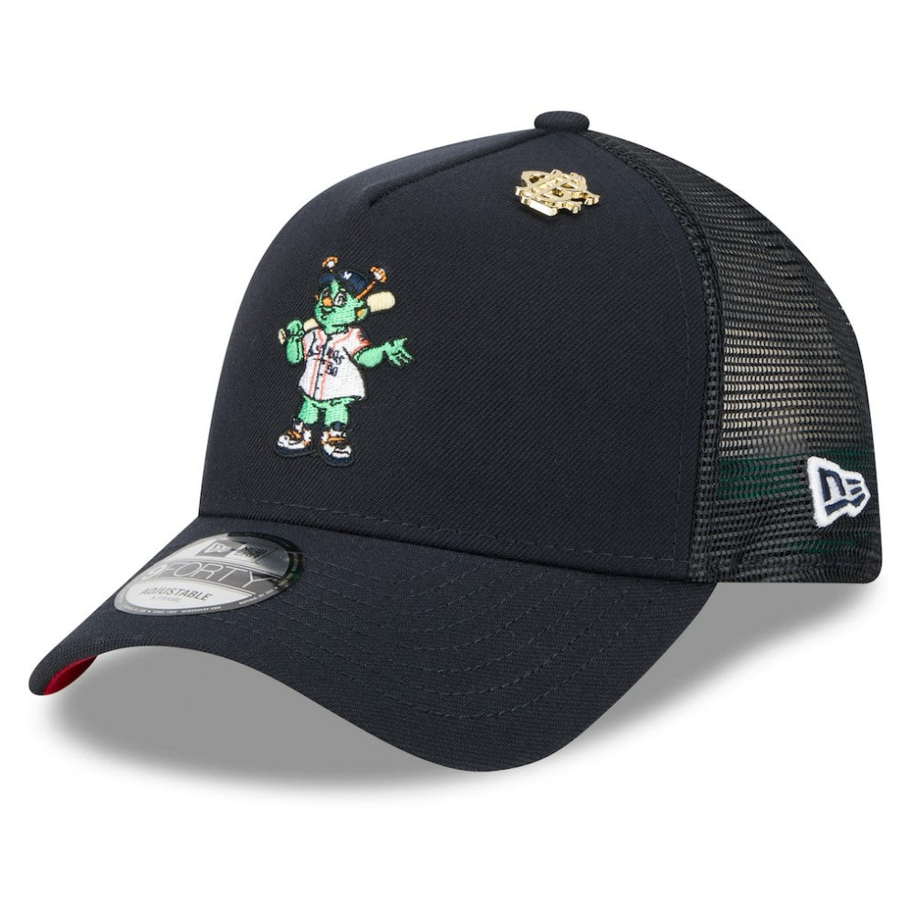 Houston Astros 2025 Big League Chew A-Frame 9FORTY Adjustable Trucker Hat - Navy | New Era