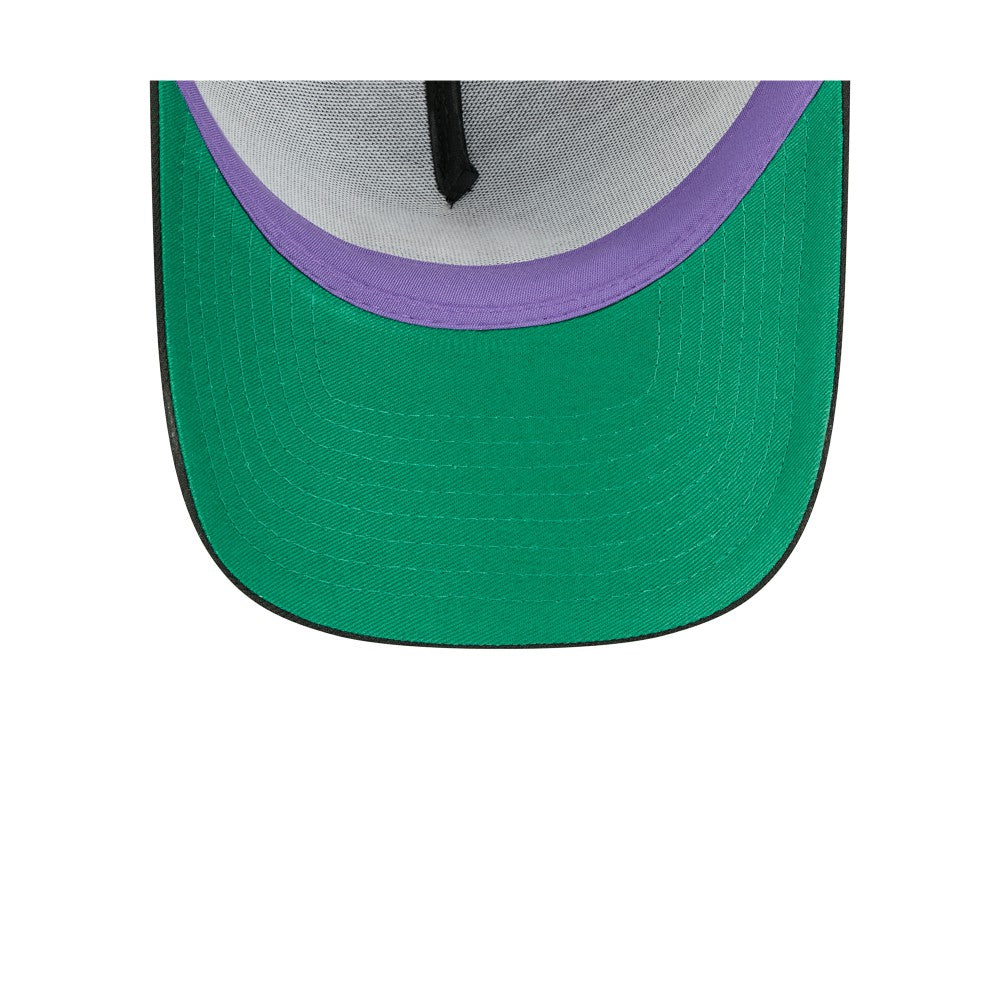 Miami Marlins 2025 Big League Chew A-Frame 9FORTY Adjustable Trucker Hat - Black | New Era