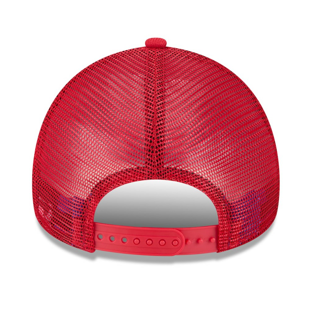 Philadelphia Phillies 2025 Big League Chew A-Frame 9FORTY Adjustable Trucker Hat - Red | New Era