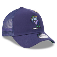 Tampa Bay Rays 2025 Big League Chew A-Frame 9FORTY Adjustable Trucker Hat - Navy | New Era