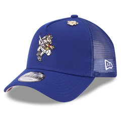 Texas Rangers 2025 Big League Chew A-Frame 9FORTY Adjustable Trucker Hat - Royal | New Era