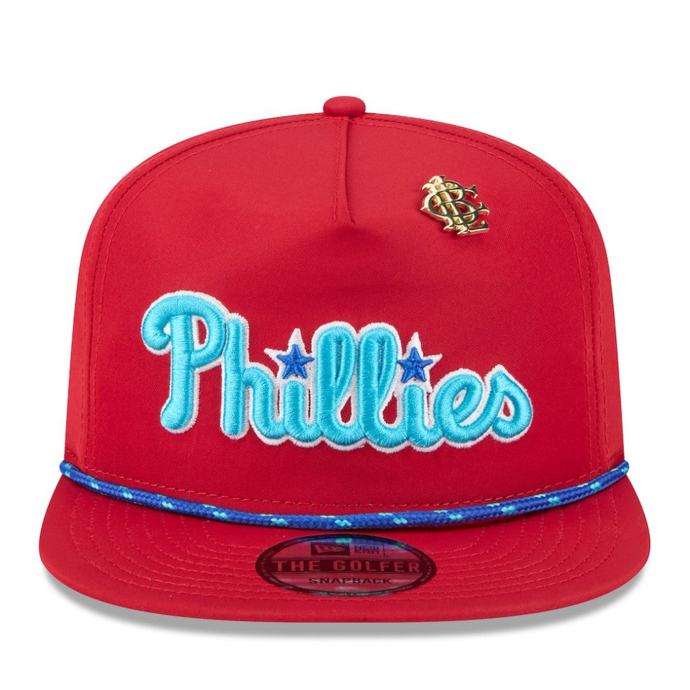 Philadelphia Phillies 2025 Big League Chew Golfer Snapback Hat - Red | New Era