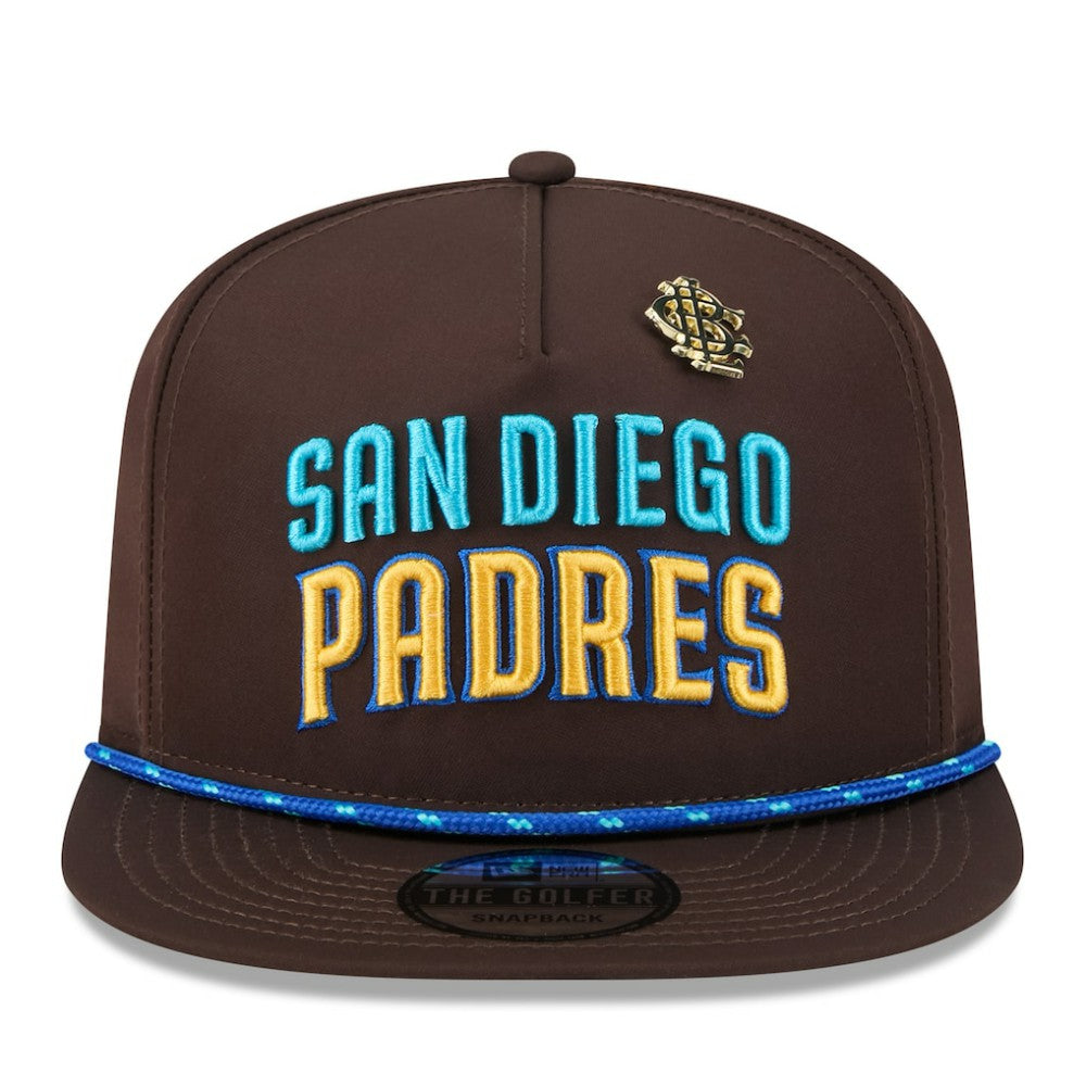 San Diego Padres 2025 Big League Chew Golfer Snapback Hat - Brown | New Era