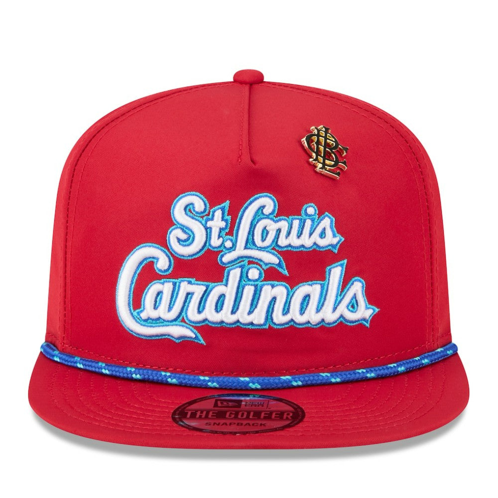 St. Louis Cardinals 2025 Big League Chew Golfer Snapback Hat - Red | New Era