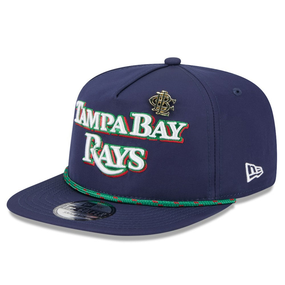 Tampa Bay Rays 2025 Big League Chew Golfer Snapback Hat - Navy | New Era