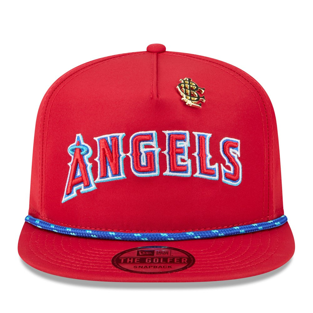 Los Angeles Angels 2025 Big League Chew Golfer Snapback Hat - Red | New Era