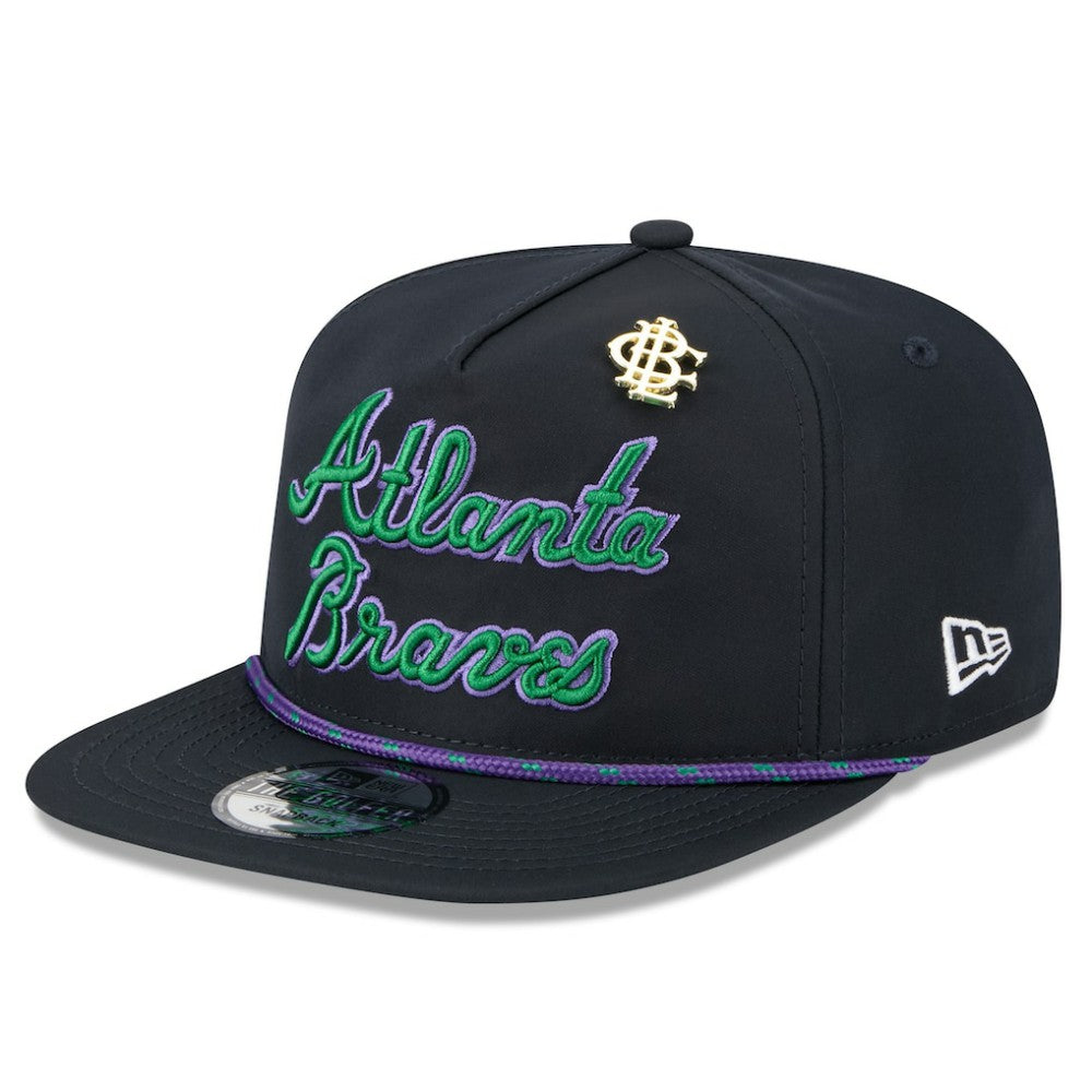 Atlanta Braves 2025 Big League Chew Golfer Snapback Hat - Navy | New Era