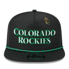 Colorado Rockies 2025 Big League Chew Golfer Snapback Hat - Black | New Era