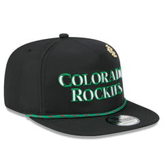 Colorado Rockies 2025 Big League Chew Golfer Snapback Hat - Black | New Era
