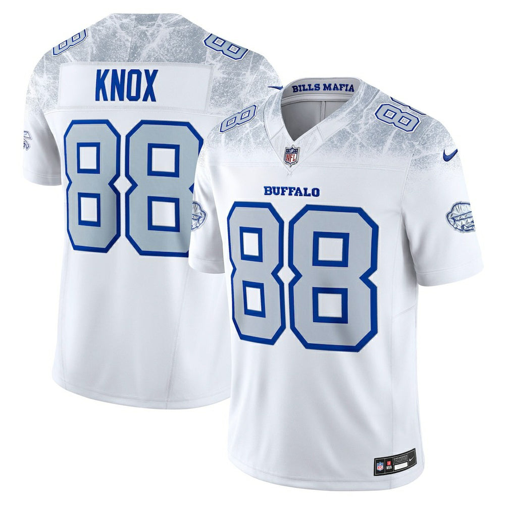 Dawson Knox Buffalo Bills 2025 Rivalries Collection Limited Jersey - White | Nike for sale