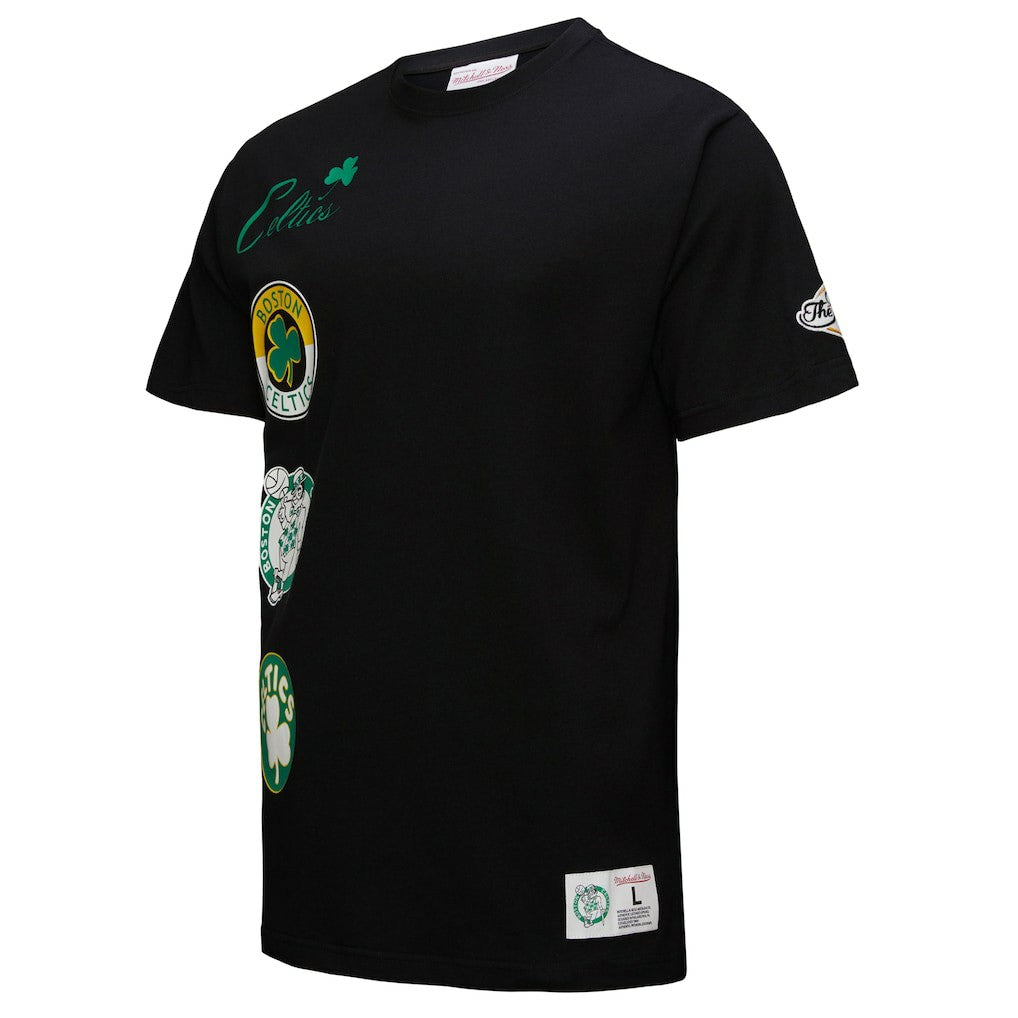 Boston Celtics Black Out Collection Vintage Premium T-Shirt - Black outlet