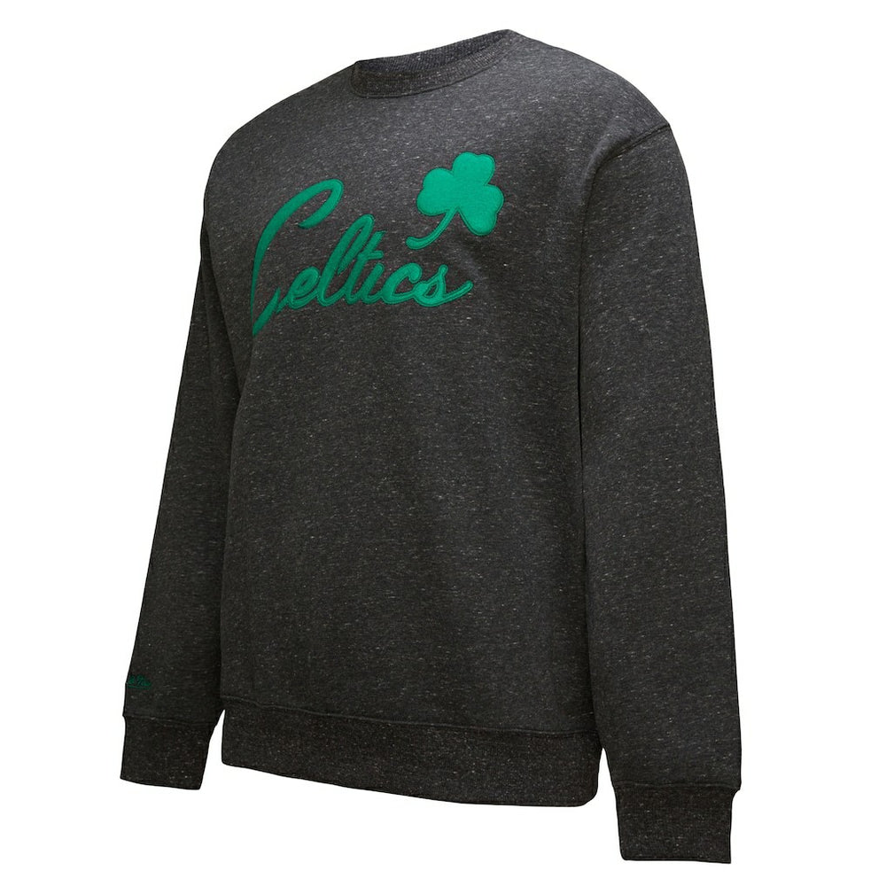 Boston Celtics Hardwood Classics Blackout Collection Snow Washed Pullover Sweatshirt - Black outlet