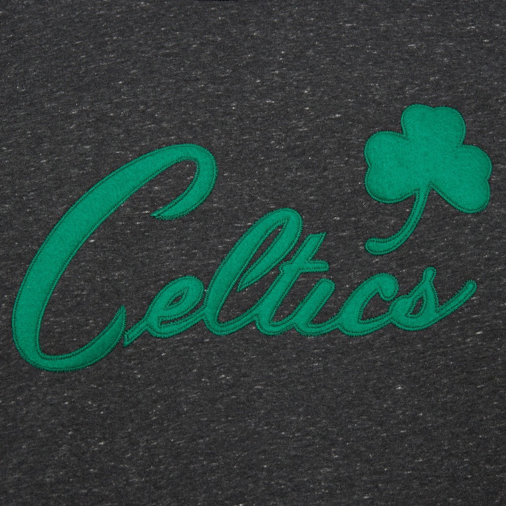 Boston Celtics Hardwood Classics Blackout Collection Snow Washed Pullover Sweatshirt - Black outlet