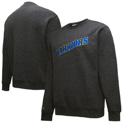 Golden State Warriors Black Out Collection Snow Washed Vintage Logo Pullover Sweatshirt sale - Black | Mitchell & Ness discount