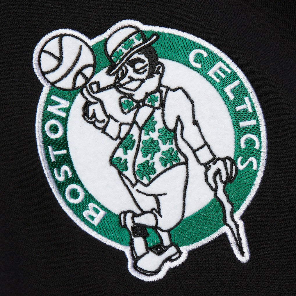 Boston Celtics Hardwood Classics Blackout Collection Pullover Hoodie - Black | Mitchell & Ness shop
