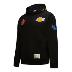 Los Angeles Lakers Hardwood Classics Blackout Collection Pullover Hoodie - Black | Mitchell & Ness shop
