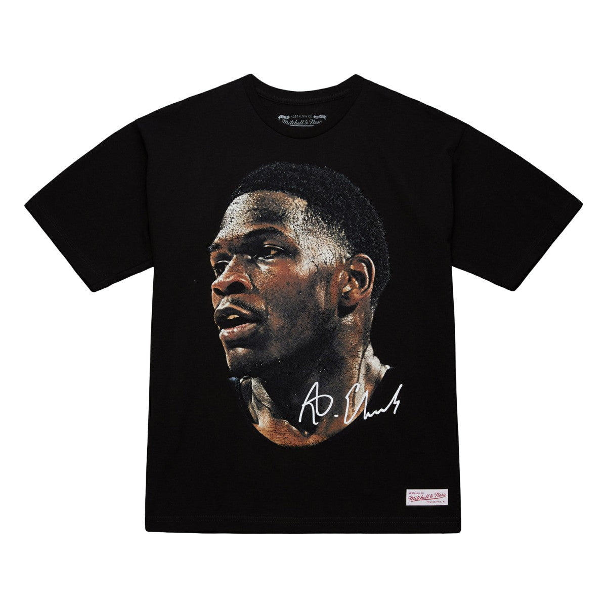 Anthony Edwards NBA Unisex Real Big Face Player T-Shirt - Black | Mitchell & Ness cheap