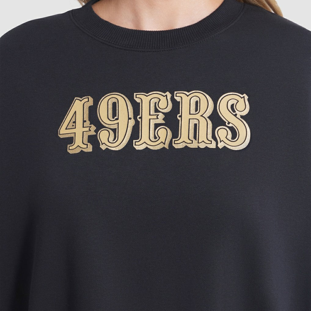 San Francisco 49ers Women's 2025 Rivalries Collection Oversized Phoenix Fleece Sweatshirt - Black | Nike discount