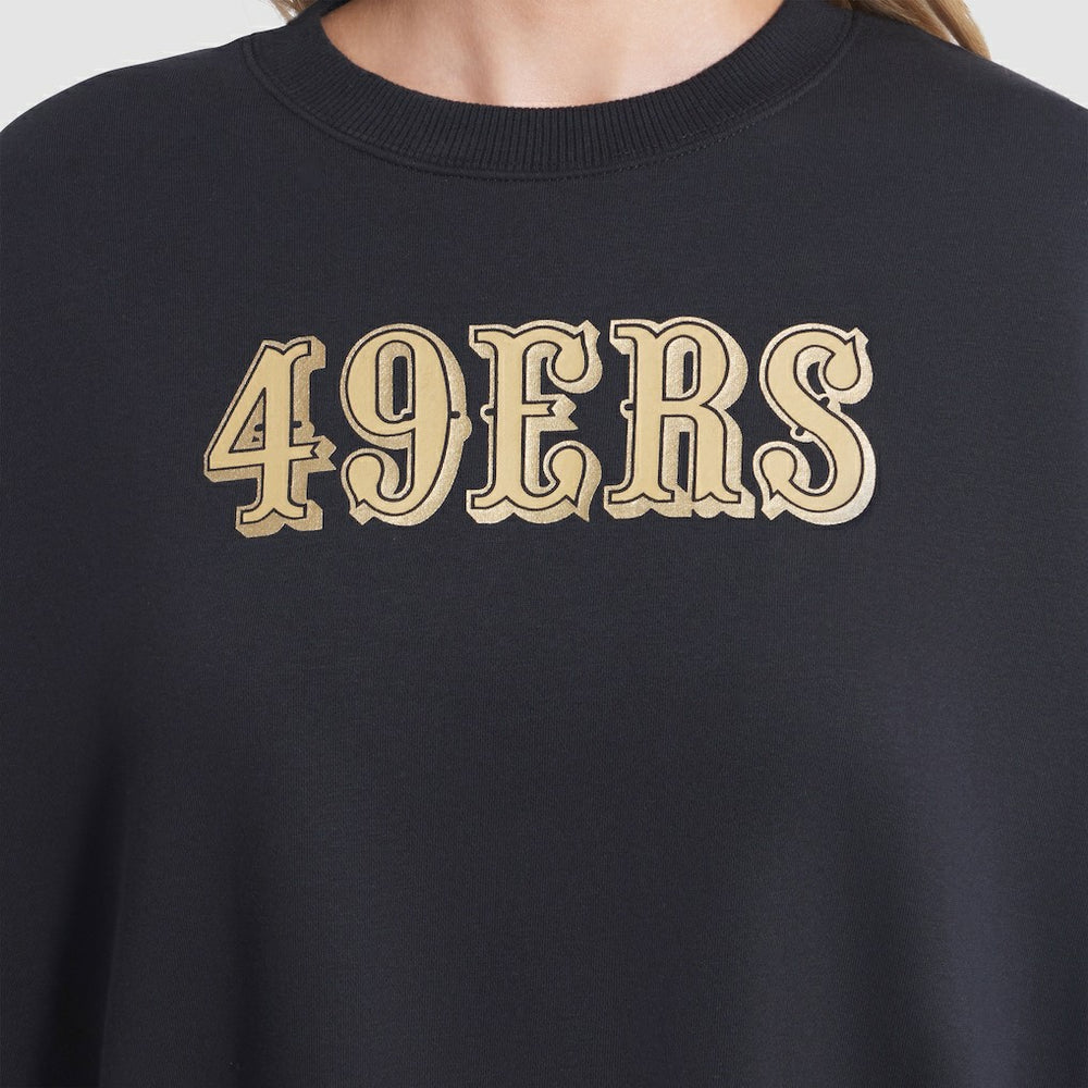 San Francisco 49ers Women's 2025 Rivalries Collection Oversized Phoenix Fleece Sweatshirt - Black | Nike discount