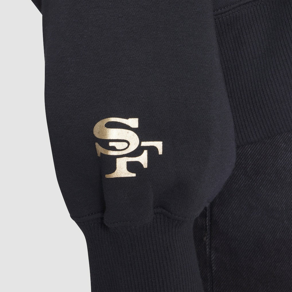 San Francisco 49ers Women's 2025 Rivalries Collection Oversized Phoenix Fleece Sweatshirt - Black | Nike discount