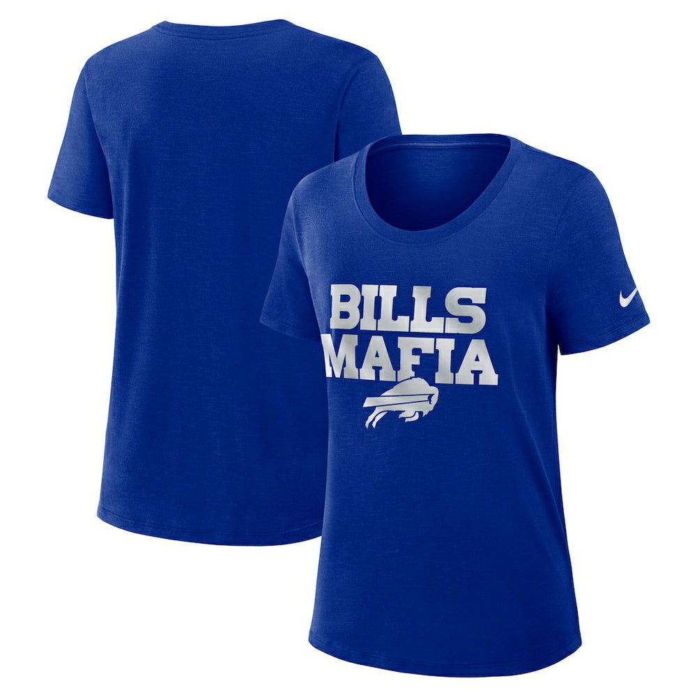 Buffalo Bills Women's 2025 Rivalries Collection Slub Dri-FIT T-Shirt - Royal | Nike on sale
