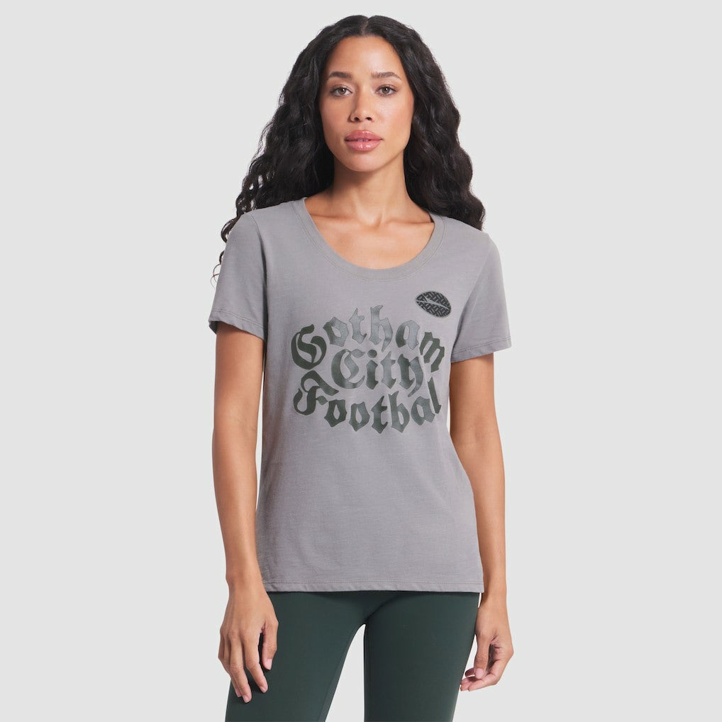 New York Jets Women's 2025 Rivalries Collection Slub Dri-FIT T-Shirt - Iron Ore | Nike discount