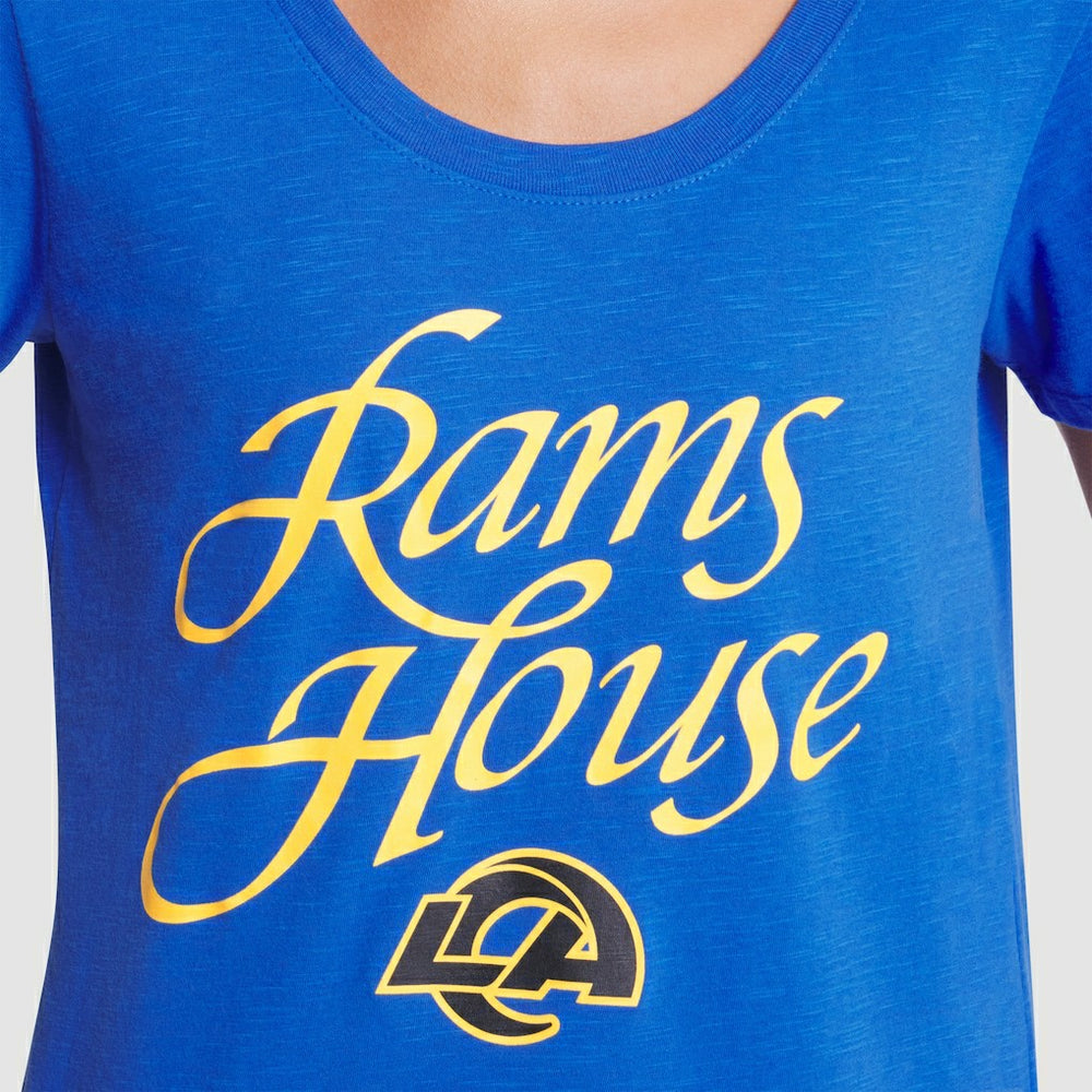 Los Angeles Rams Women's 2025 Rivalries Collection Slub Dri-FIT T-Shirt - Royal | Nike sale