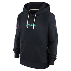 Miami Dolphins Women's 2025 Rivalries Collection Standard Issue Sideline Dri-FIT Hoodie - Pitch Blue | Nike online
