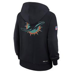 Miami Dolphins Women's 2025 Rivalries Collection Standard Issue Sideline Dri-FIT Hoodie - Pitch Blue | Nike online