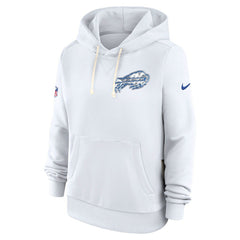 Buffalo Bills Women's 2025 Rivalries Collection Standard Issue Sideline Dri-FIT Hoodie - White | Nike on sale