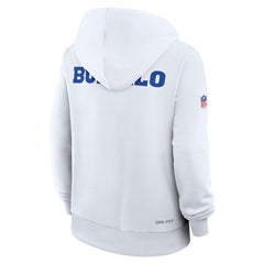 Buffalo Bills Women's 2025 Rivalries Collection Standard Issue Sideline Dri-FIT Hoodie - White | Nike on sale