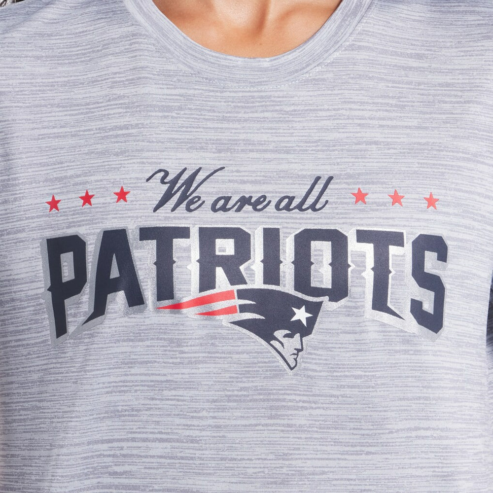 New England Patriots Women's 2025 Rivalries Collection Sideline Velocity Dri-FIT T-Shirt - Silver | Nike on sale
