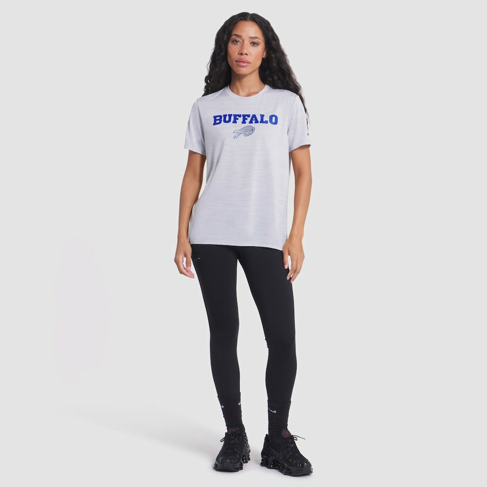 Buffalo Bills Women's 2025 Rivalries Collection Sideline Velocity Dri-FIT T-Shirt - White | Nike outlet