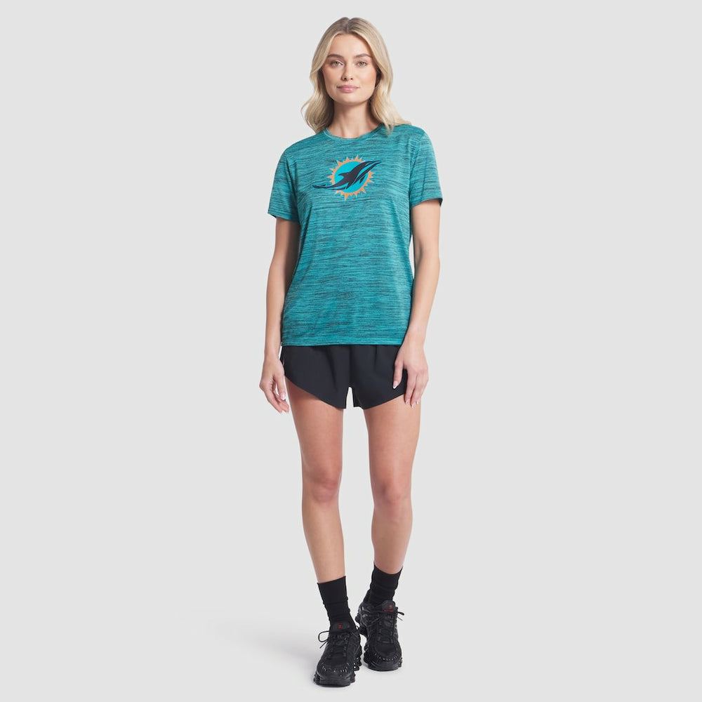 Miami Dolphins Women's 2025 Rivalries Collection Sideline Velocity Dri-FIT T-Shirt - Turbo Green | Nike discount
