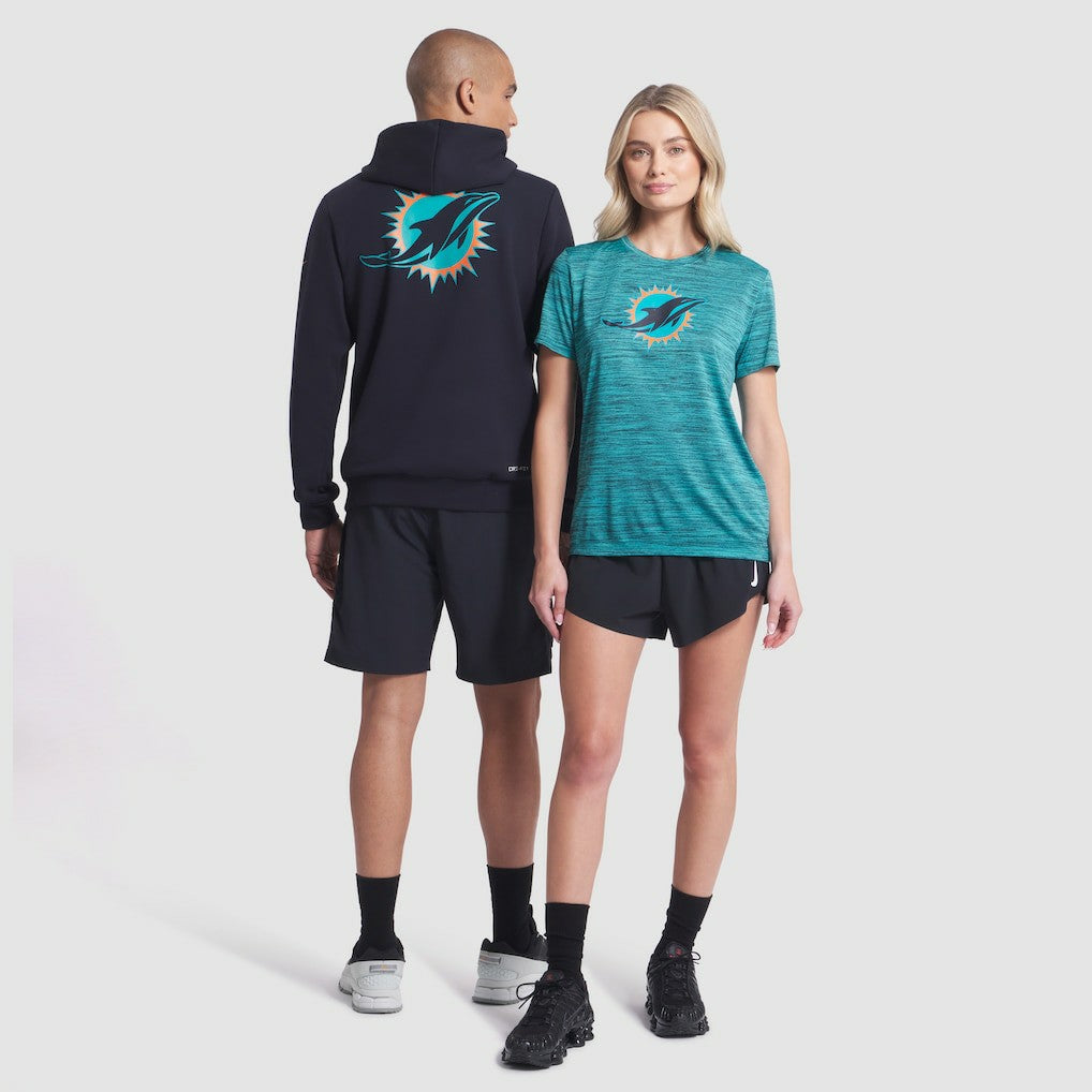 Miami Dolphins Women's 2025 Rivalries Collection Sideline Velocity Dri-FIT T-Shirt - Turbo Green | Nike discount