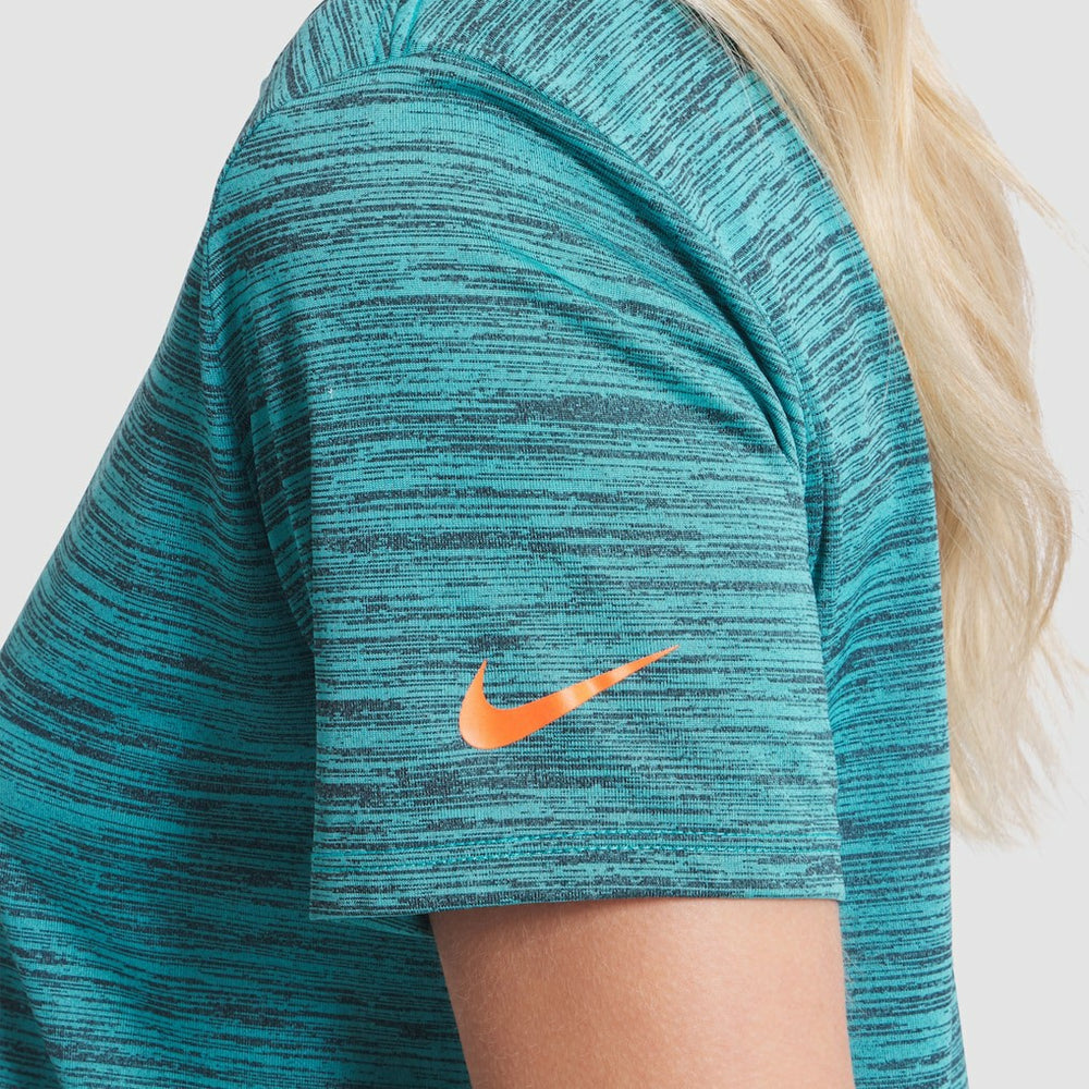 Miami Dolphins Women's 2025 Rivalries Collection Sideline Velocity Dri-FIT T-Shirt - Turbo Green | Nike discount