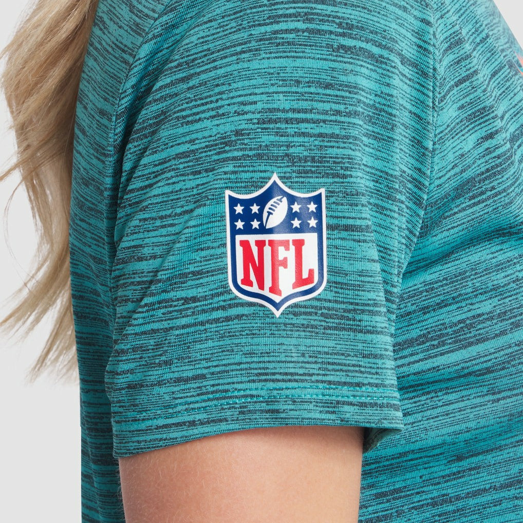 Miami Dolphins Women's 2025 Rivalries Collection Sideline Velocity Dri-FIT T-Shirt - Turbo Green | Nike discount